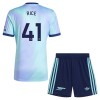 Officiële Voetbalshirt + Korte Broek Arsenal Rice 41 Derde 2024-25 - Kids